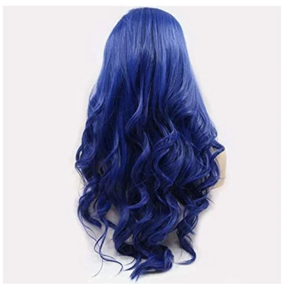 💫22” BLUE BODY WAVY LACE FRONT WIG *NEW*